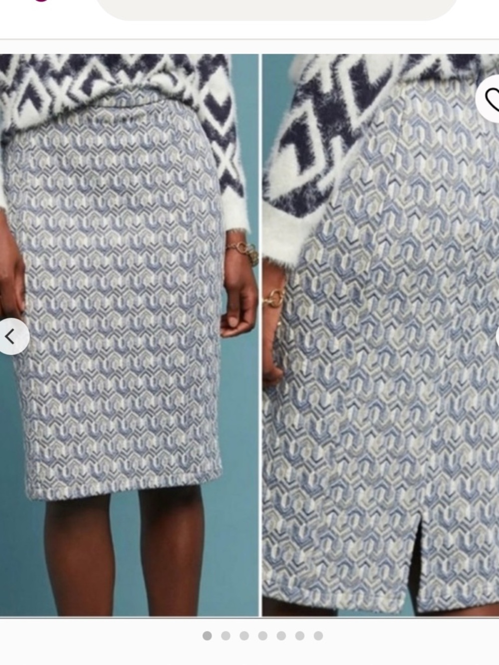 Emmy Maeve knit pencil skirt